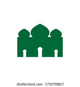 Vector icon of a mosque. Symbol of place of worship