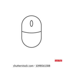 Vector icon mouse 10 EPS