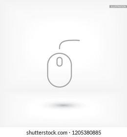 Vector icon mouse 10 EPS