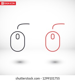 Vector icon mouse 10 EPS