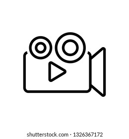 Vector icon for movie