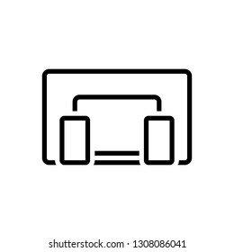 Vector icon for multidevice