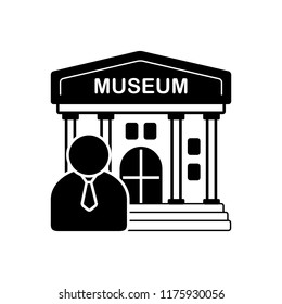 Vector Icon For Museum  Guide 