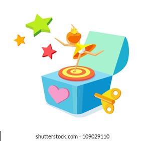 Vector Icon Music Box