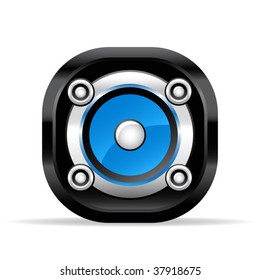 Icono vector del altavoz musical