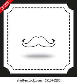 Vector icon mustache