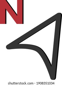 Vector icon for a navigation