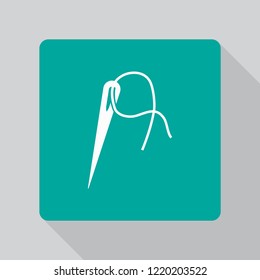 Vector icon needle 10 EPS