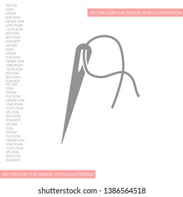 Vector icon needle 10 EPS . Lorem Ipsum Illustration design