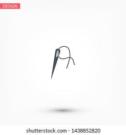 Vector icon needle 10 EPS . Lorem Ipsum Illustration design