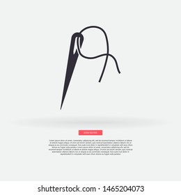 Vector icon needle 10 EPS . Lorem Ipsum Illustration design