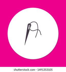 Vector icon needle 10 EPS . Lorem Ipsum Illustration design