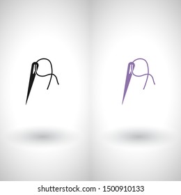 Vector icon needle 10 EPS . Lorem Ipsum Illustration design