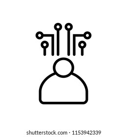 Vector icon for network