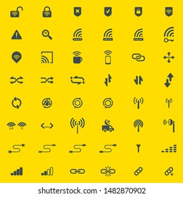 Vector Icon for Network, Wifi Symbol (1 Color)