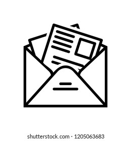 Vector icon for Newsletter