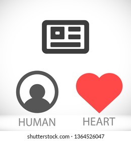 Vector icon newspaper 10 EPS