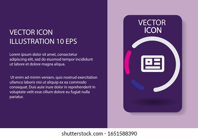 Icono vector diario 10 EPS . Diseño de ilustración de Lorem Ipsum