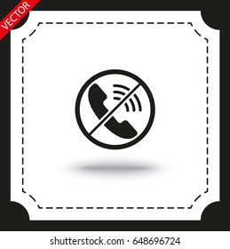 vector icon no phone