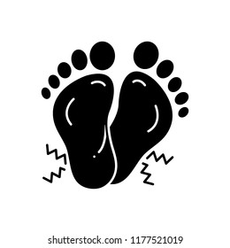 Vector icon for numbness
