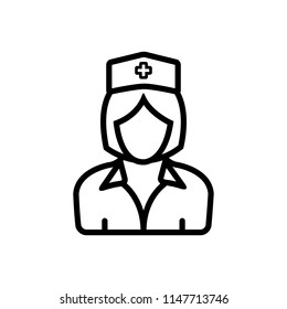 Vector icon for nurse