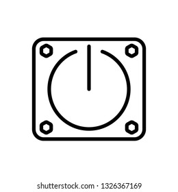Vector icon for off