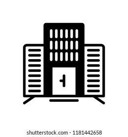 Vector icon for office building