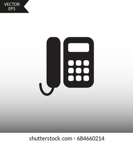 Vector icon office phone