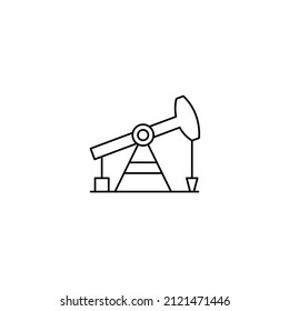 Vector icon of an oil or gas pump. A simple stock design, blank, outline, isolated on white background
oil pump logo, simple and black icons for oil pump vector illustrations
