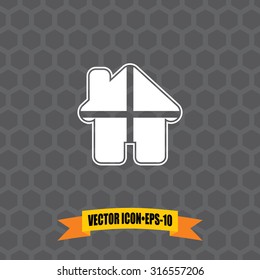 Vector Icon of  on Dark Gray Background. Eps.10.