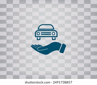 Icono de Vector sobre fondo gris