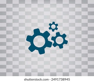 Vector icon on gray backgroud