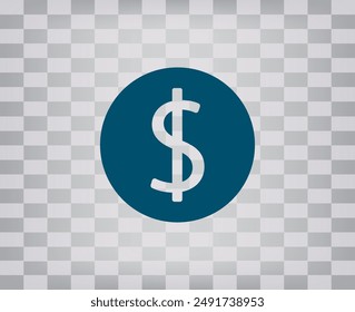 Vector icon on gray backgroud