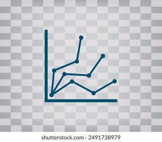 Vector icon on gray backgroud
