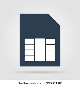 vector icon on a gray background EPS