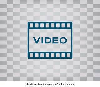 Vector icon on gray background