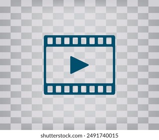 Vector icon on gray background