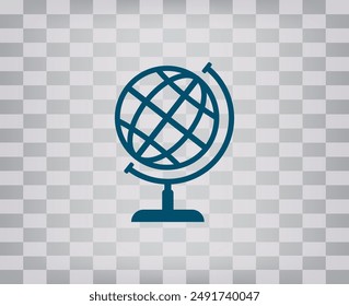 Vector icon on gray background