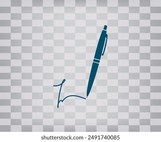 Vector icon on gray background