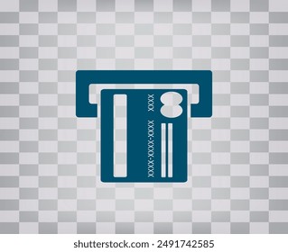 Vector icon on gray background