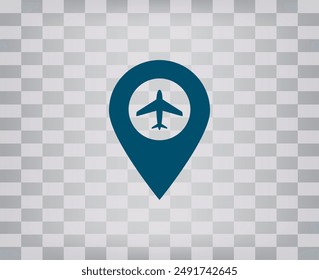 Vector icon on gray background