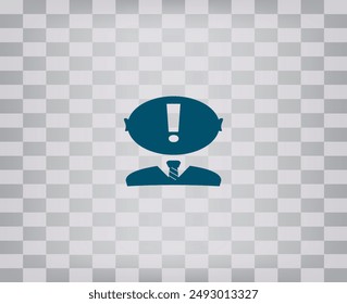 Vector icon on a gray background with a gradient.