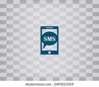 Vector icon on a gray background with a gradient.