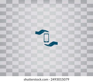 Vector icon on a gray background with a gradient.