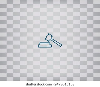 Vector icon on a gray background with a gradient.