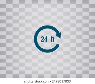 Vector icon on a gray background with a gradient.