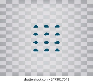 Vector icon on a gray background with a gradient.
