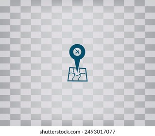 Vector icon on a gray background with a gradient.