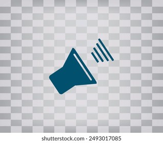 Icono de Vector sobre fondo gris con degradado.