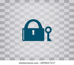 Icono de Vector sobre fondo gris con degradado.